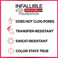 Loreal Infallible 32 Hour Fresh Wear Foundation Lightweight