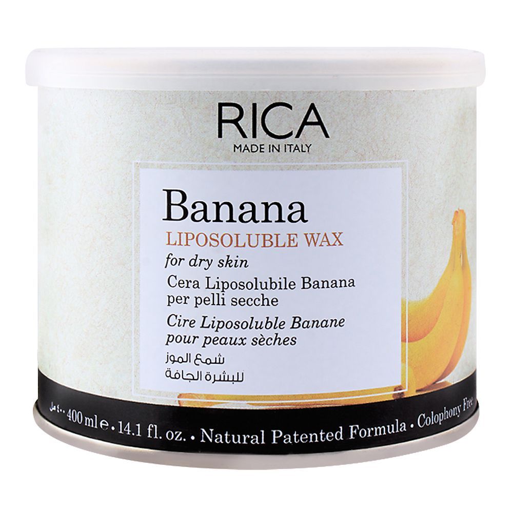 RICA Banana Liposoluble Wax for Dry Skin (400ml)