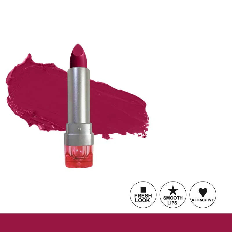 Glamorous Face Matte Lipstick Vitamin E & Aloe Vera Extracts (Pink Case) (40 Colors)