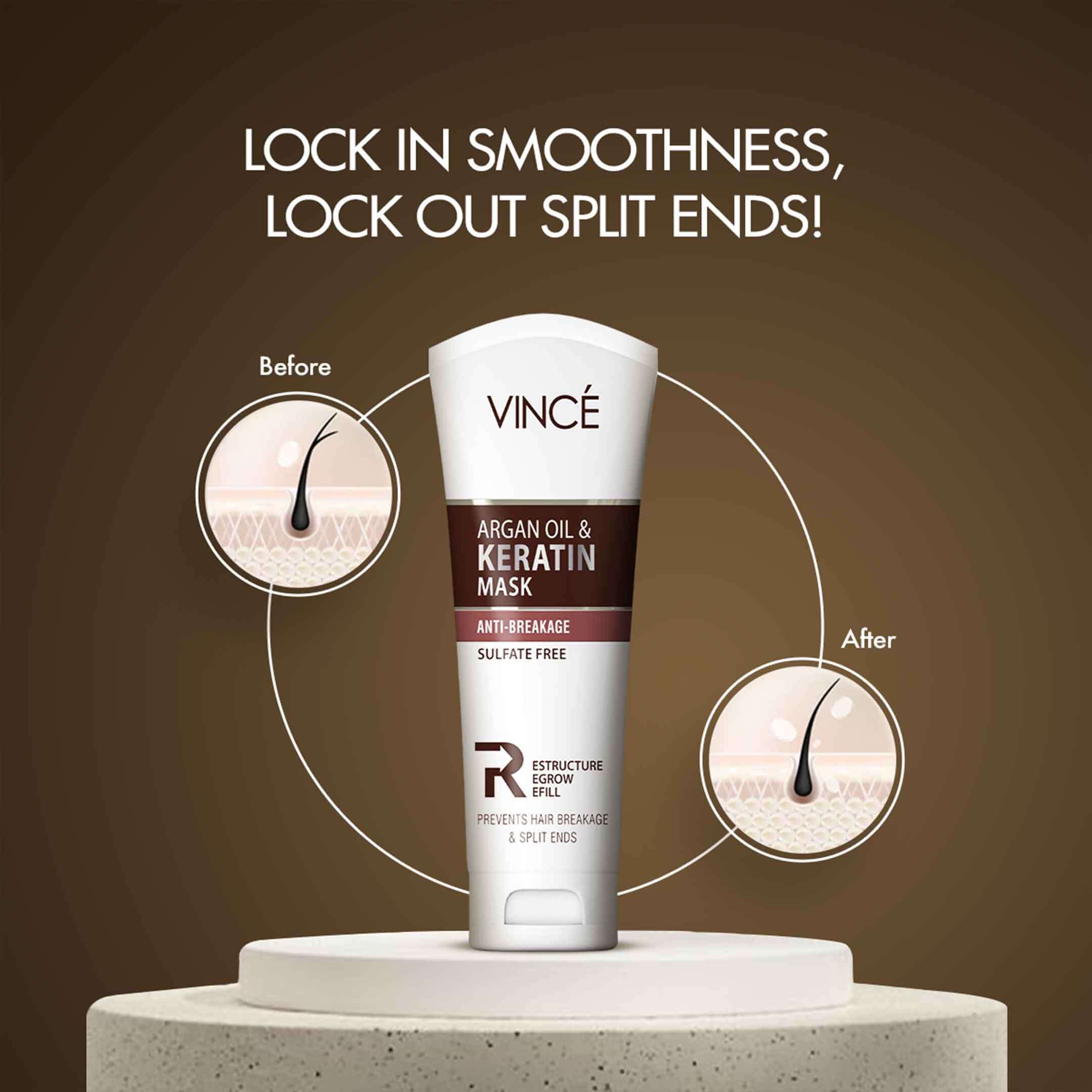 Vince Argan Oil & Keratin Mask 200ml