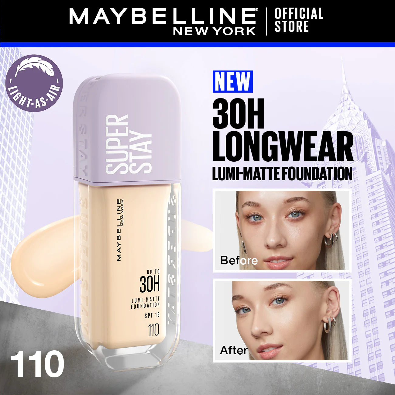 Maybelline - Super Stay Up to 30hr Lumi Matte Foundation