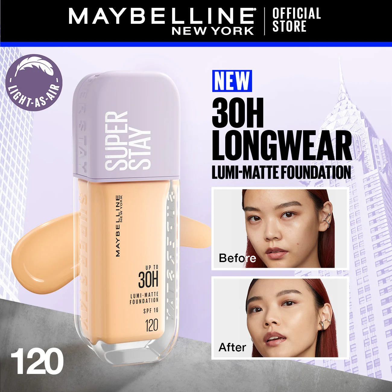 Maybelline - Super Stay Up to 30hr Lumi Matte Foundation