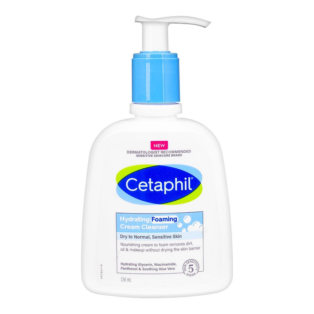 Cetaphil Hydrating Foaming Cream Cleanser (236ml)