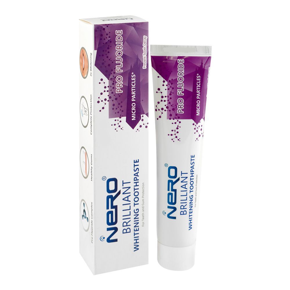 Nero Brilliant Pro Fluoride Whitening Toothpaste