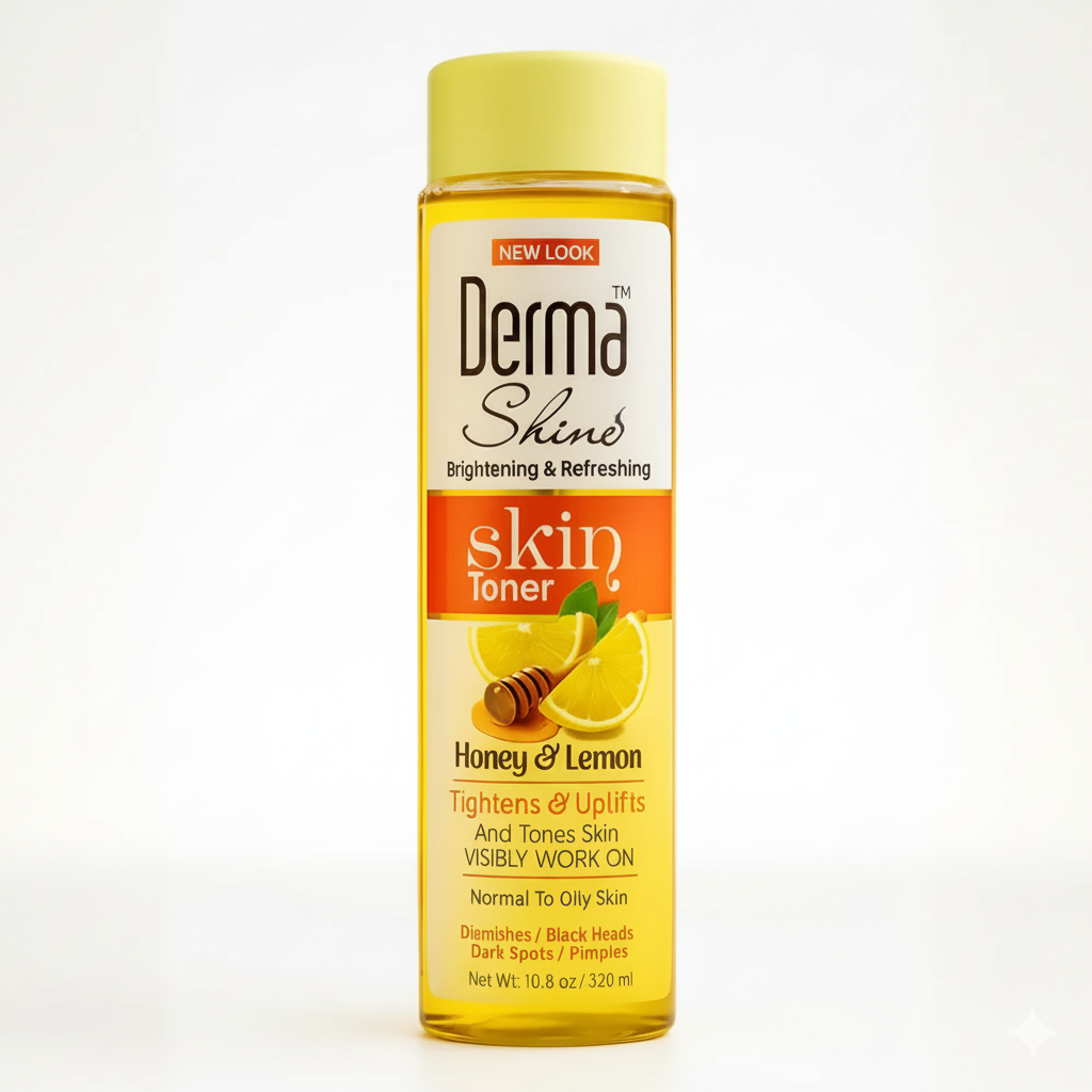 Derma Shine Honey & Lemon Skin Toner (320ml)