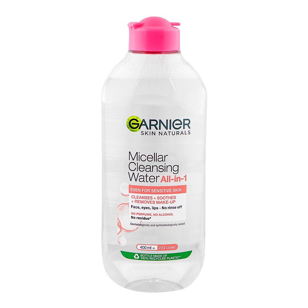 Garnier Skin Naturals Micellar Cleansing Water, Alcohol Free 2 Size