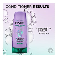 L'Oreal Paris Elvive Hyaluron Pure 72H Rehydrating Conditioner 175ml