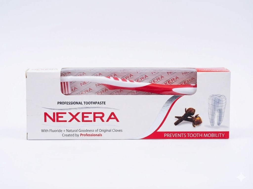 Nexera Professional Toothpaste Brush Pack 140gm