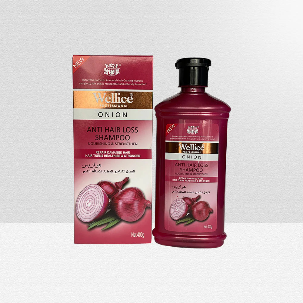 Wellice Professional Onion Anti Hair Loss Shampoo (400g)