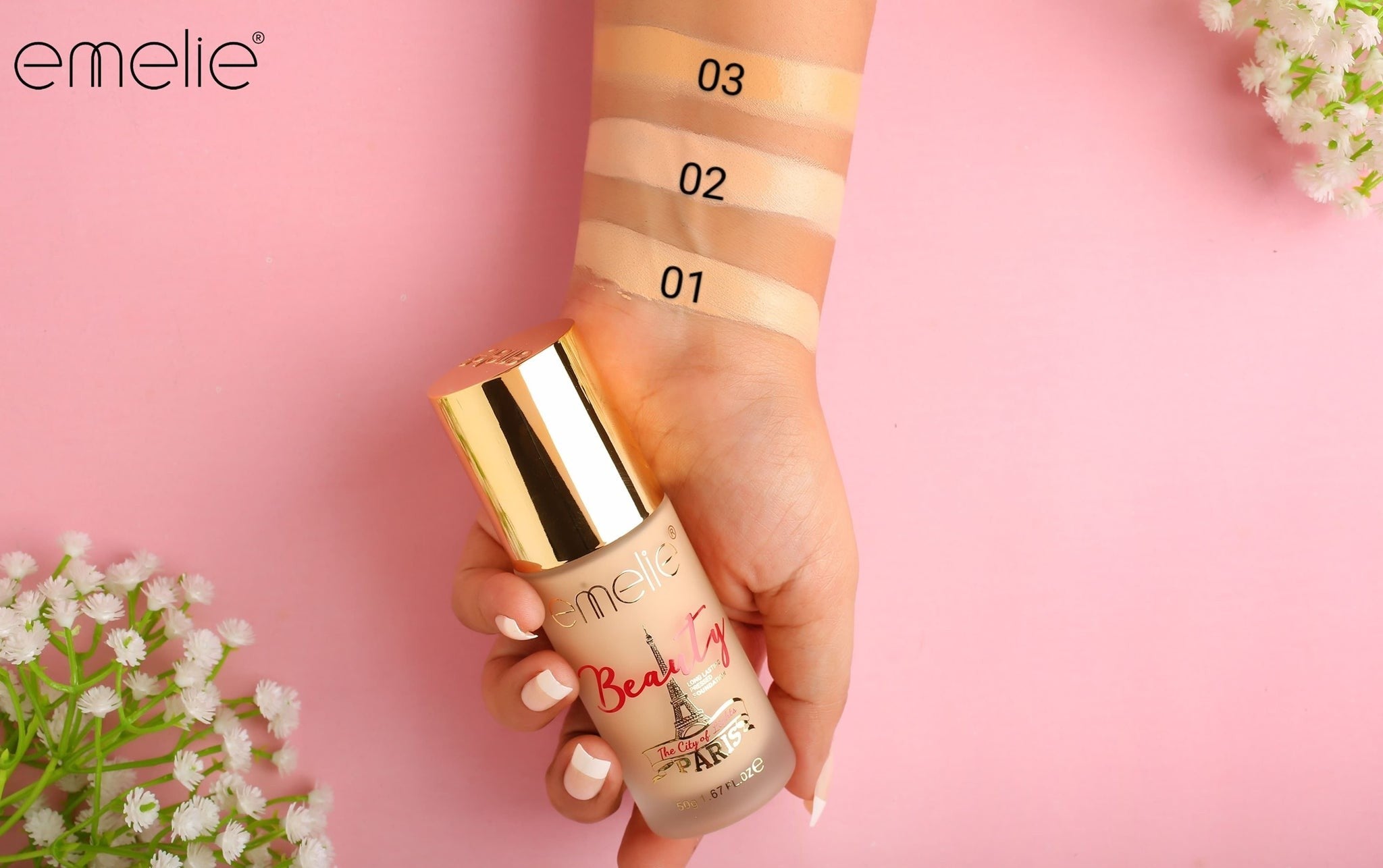 Emelie The Beauty Pressed Foundation No. E750 (2 Shades)