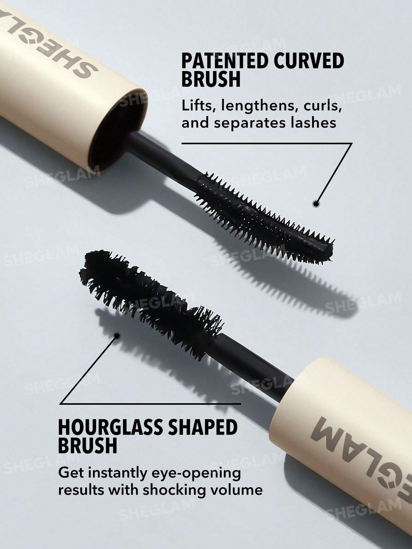 Sheglam All-In-One Volume & Length Mascara-Washable Black