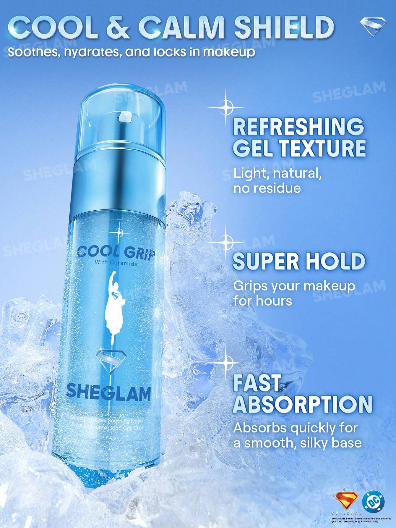 Sheglam The Superman Good Grip Cool Soothing Primer (45ml)