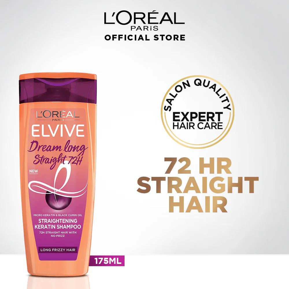 LOreal Paris - Dream Long Straight 72H Shampoo 2 Sizes