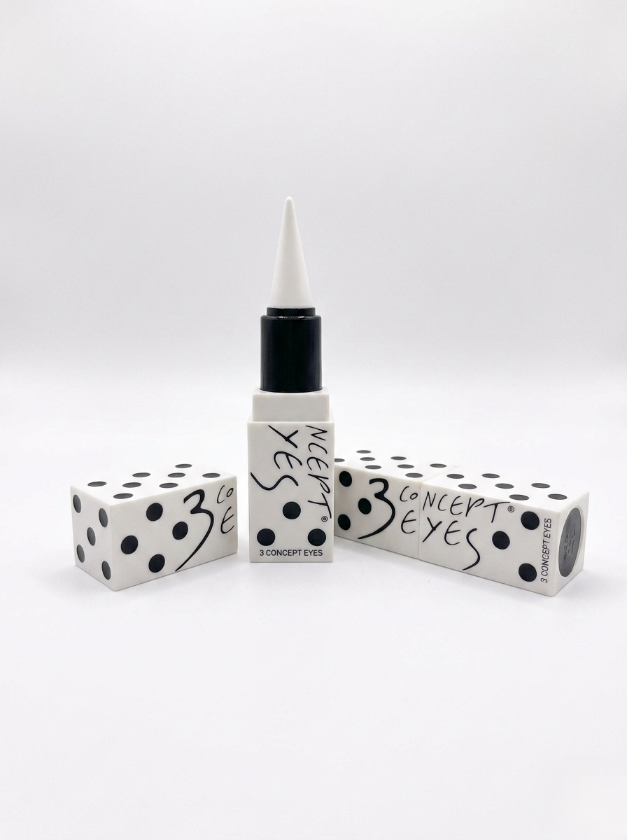 Bob 3 Concept Eyes Lipstick Kajal White (BBK-01)