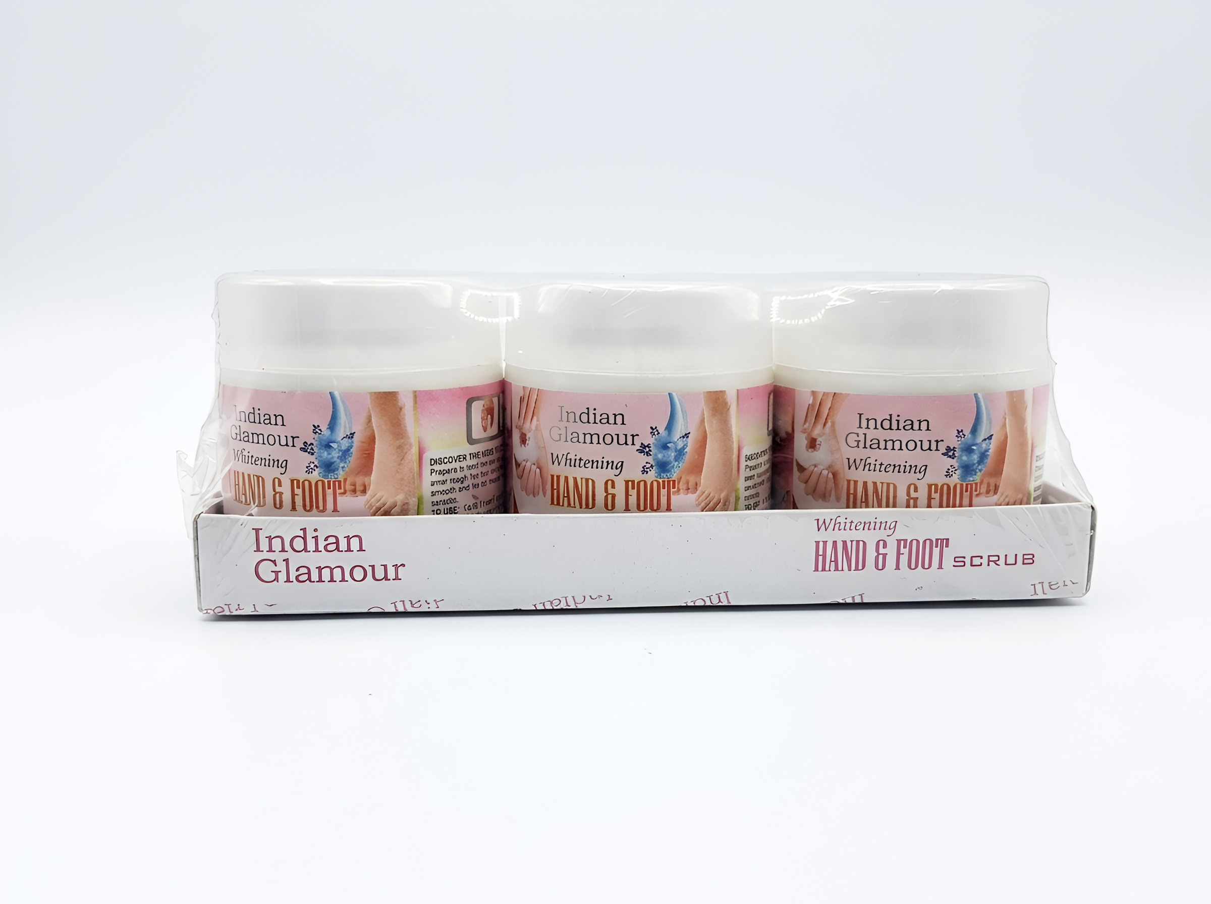 Indian Glamour Whitening Hand & Foot Scrub (1 Jar)