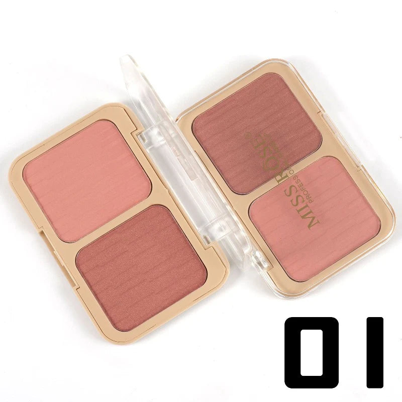 Miss Rose Sunset 2 Color Blush On Kit (MR005 N1-N2-N3)