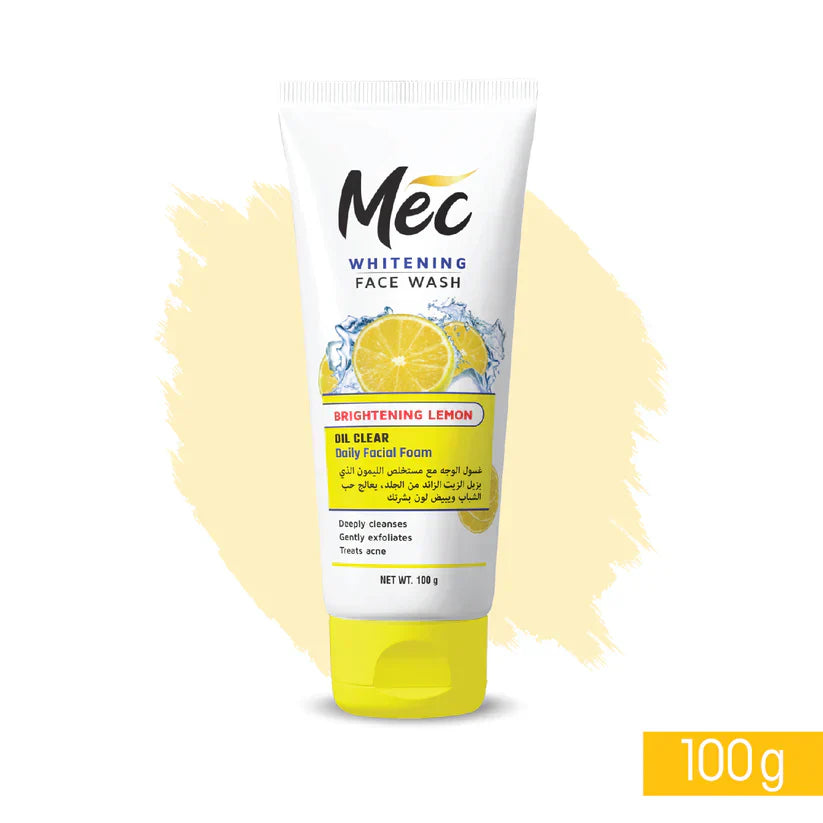 Mec Whitening Brightening Lemon Face Wash 100g