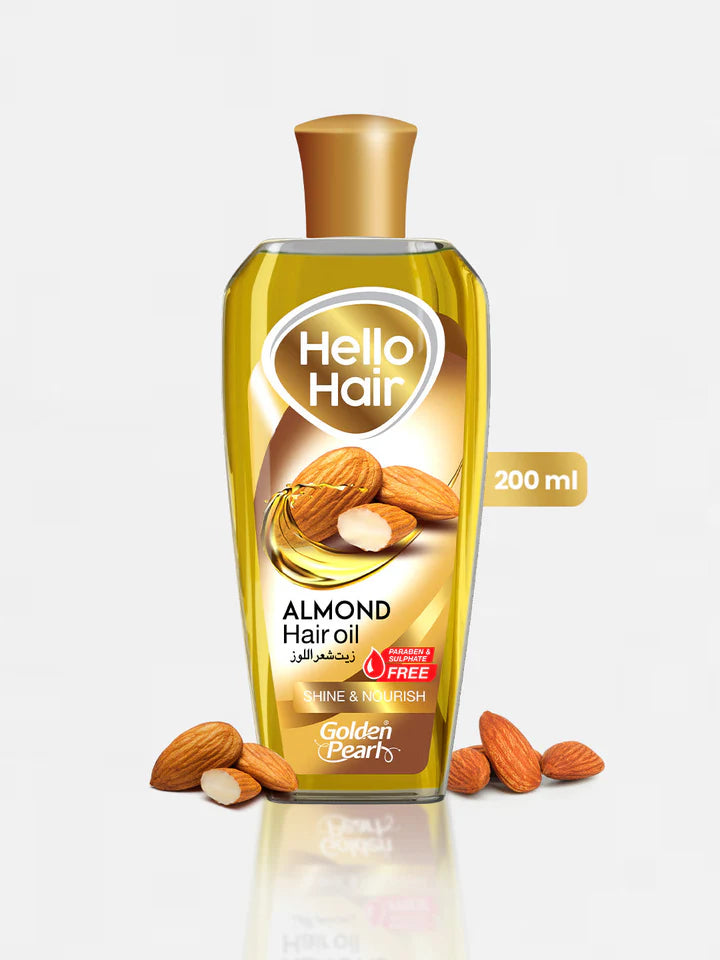 Golden Pearl Hello Hair Almond Hair Oil