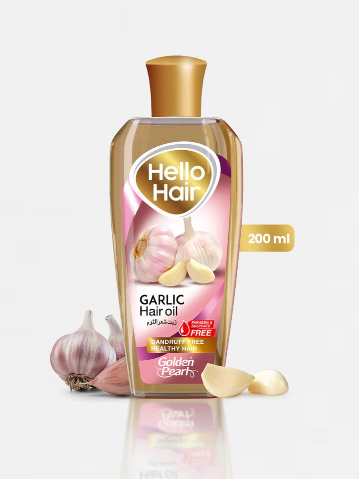 Golden Pearl Hello Hair Garlic Hair Oil