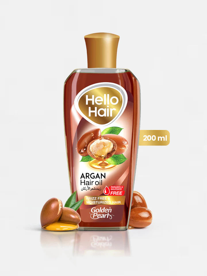 Golden Pearl Hello Hair Argan Hair Oil