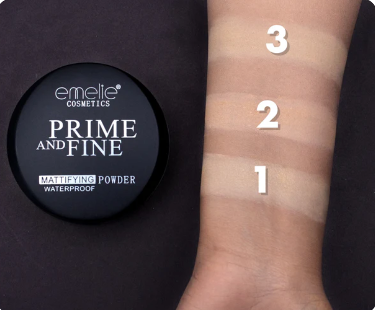 Emelie Prime & Fine Compact Powder (3 Shades)