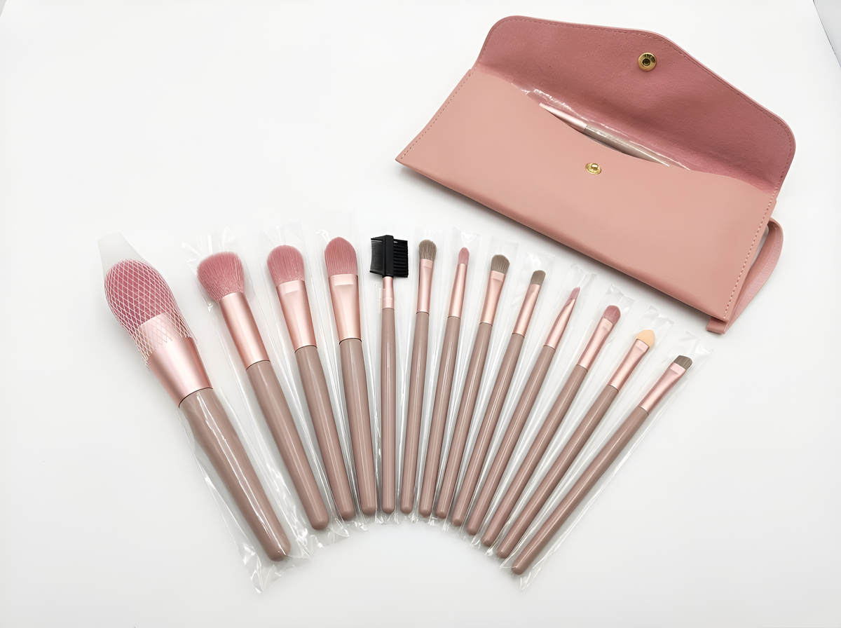 12-Piece Professional Rose Petal Brush Set