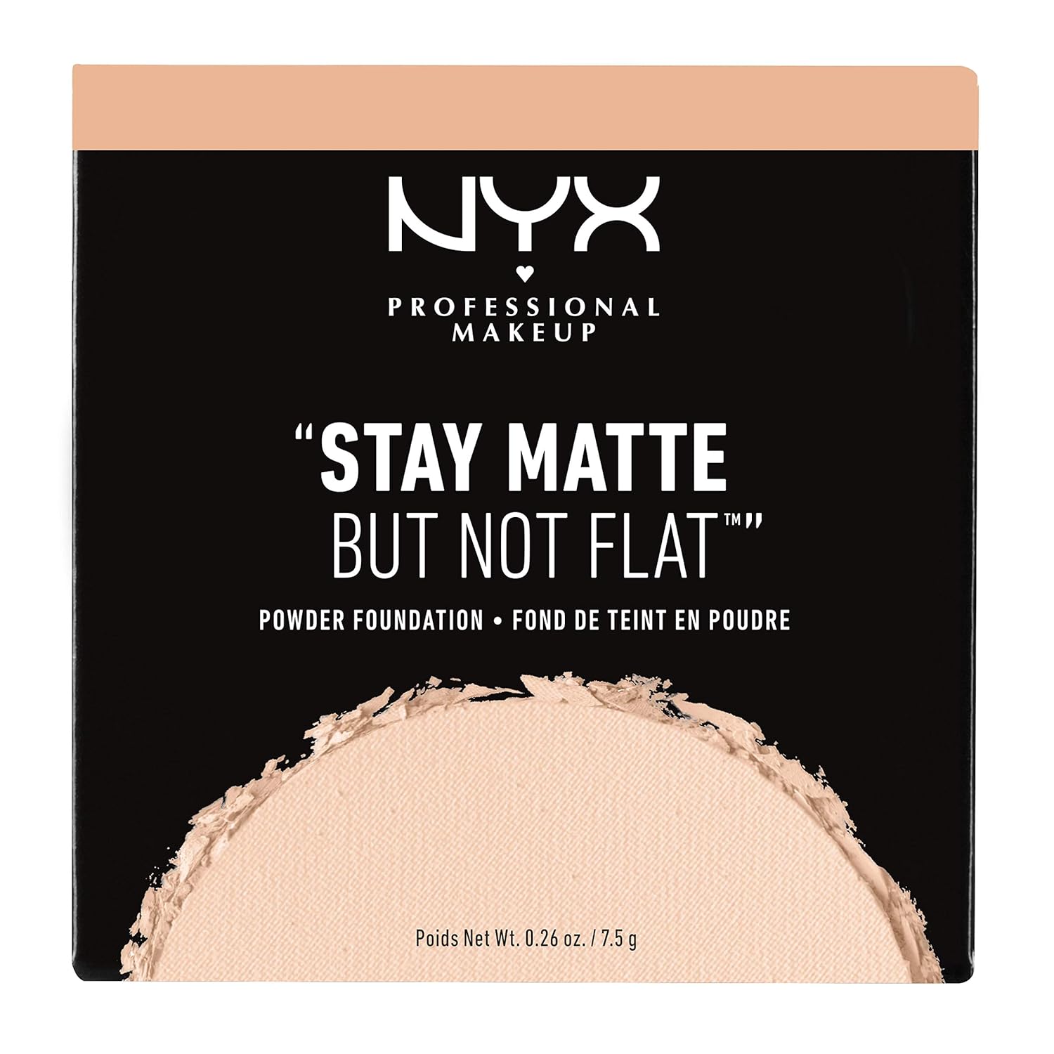 NYX Professional Makeup Stay Matte But Not Flat Powder Foundation (SMP03 Natural)