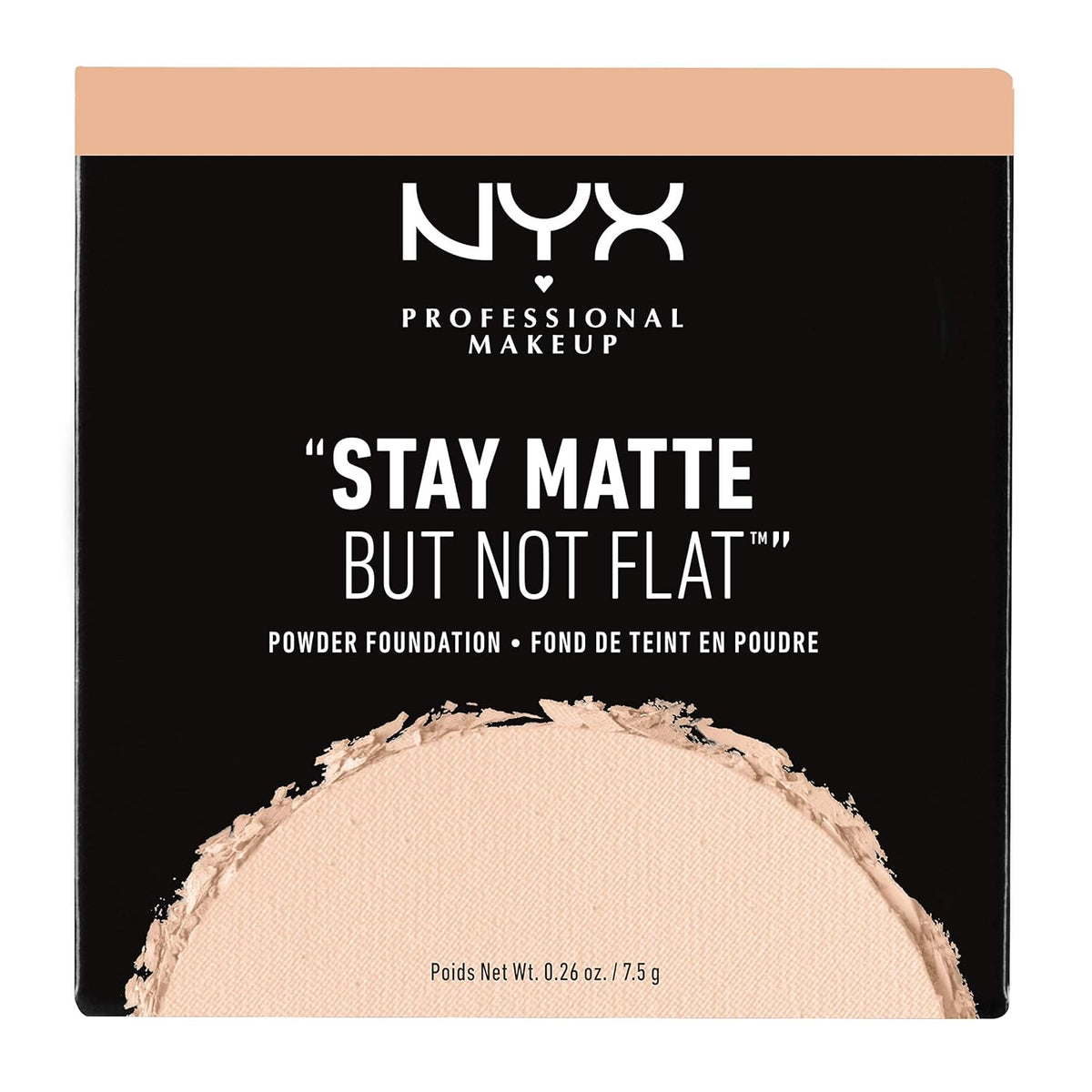 NYX Professional Makeup Stay Matte But Not Flat Powder Foundation (SMP03 Natural)