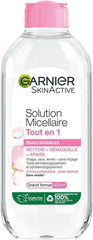 GARNIER   SOLUTION MICELLARE TOUT EN 1    400ML.