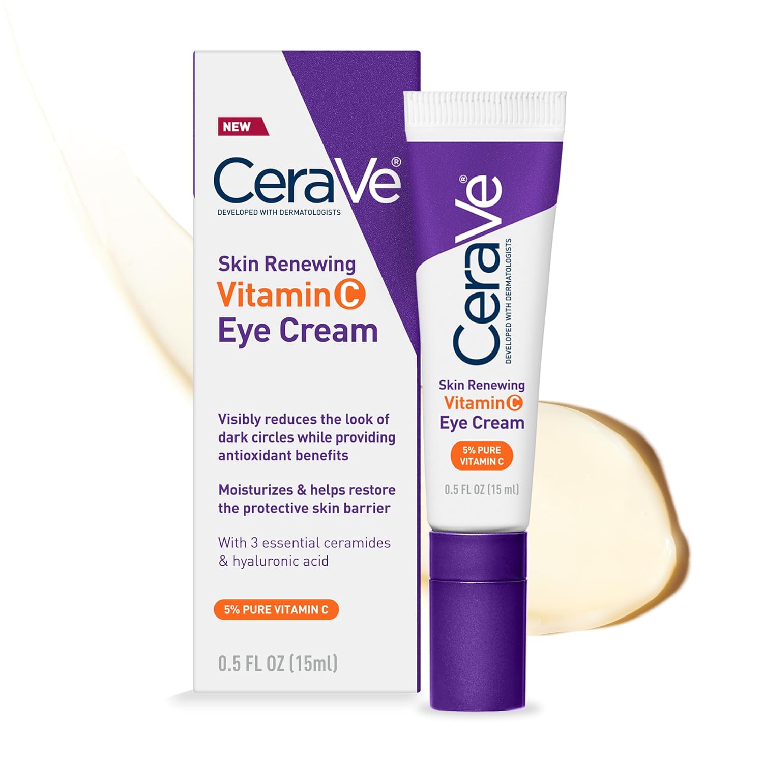 CeraVe Skin Renewing Vitamin C Eye Cream (0.5 fl oz/15ml)