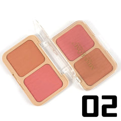 Miss Rose Sunset 2 Color Blush On Kit (MR005 N1-N2-N3)