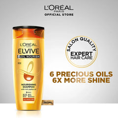 LOreal Paris - Elvive 6 Oil Nourish Shampoo 2 Sizes