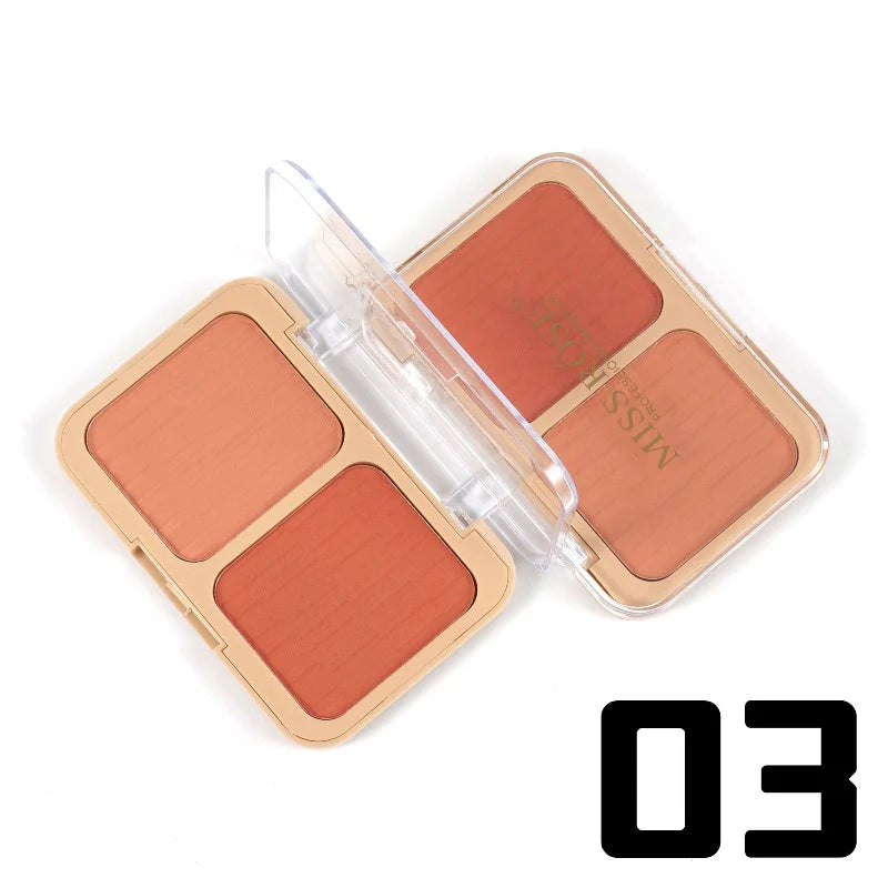 Miss Rose Sunset 2 Color Blush On Kit (MR005 N1-N2-N3)