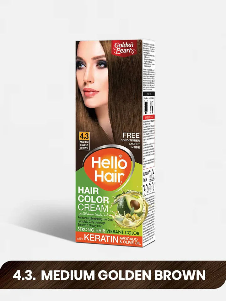 Golden Pearl Hello Hair - Hair Color