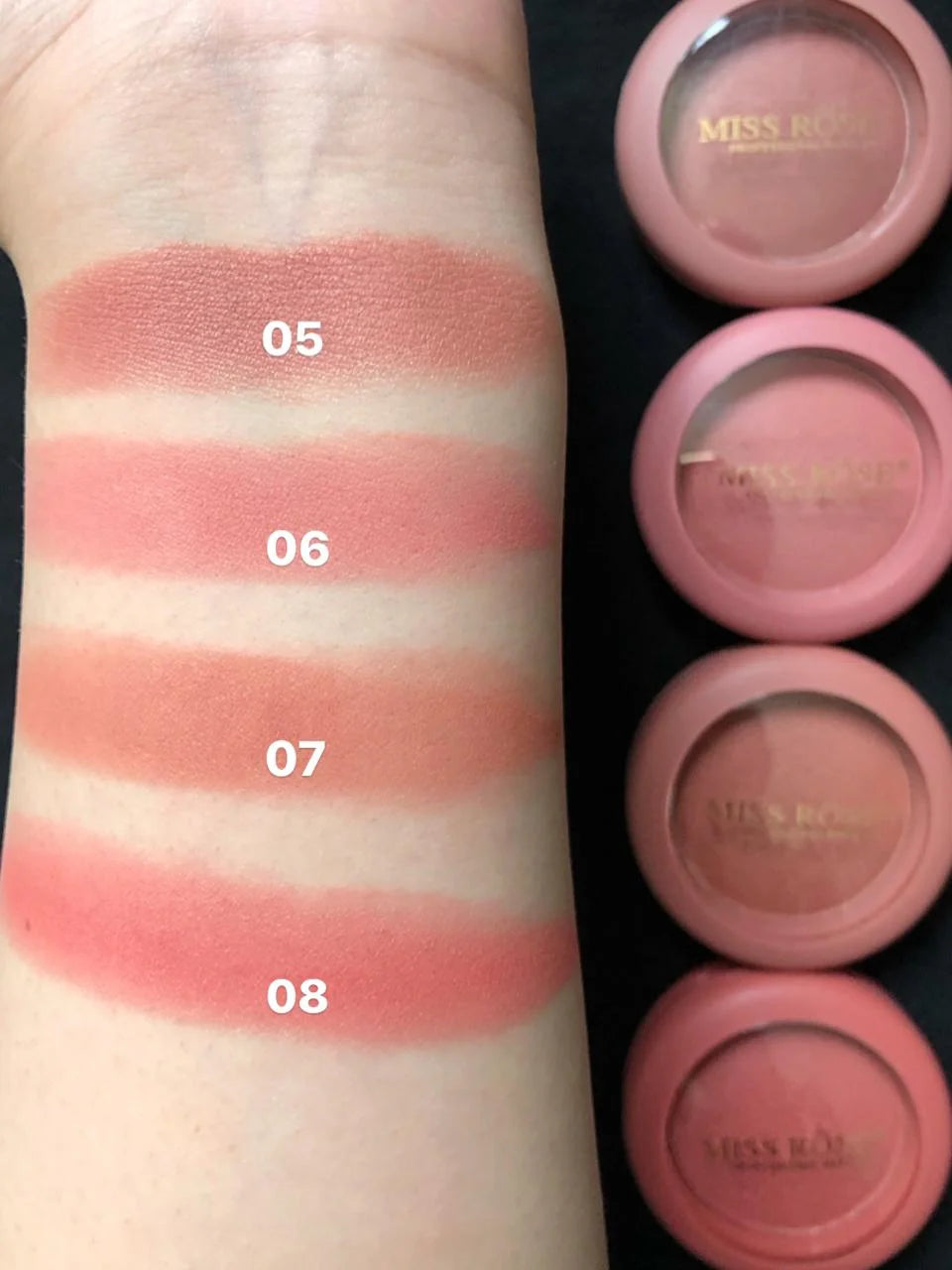 Miss Rose Fashion Blush Single Blush On (MR080Z2)