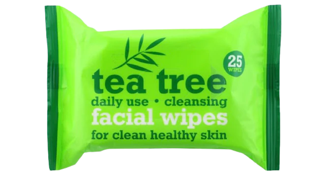 Tea Tree Daily Use Cleansing Facial Wipes – For Clean & Healthy Skin