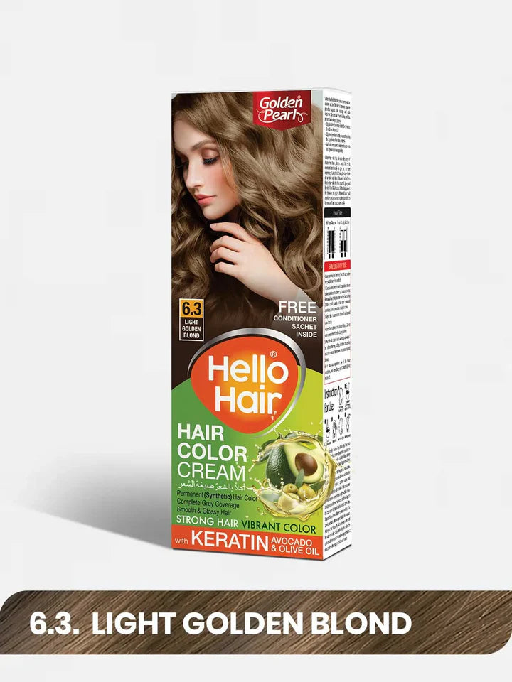 Golden Pearl Hello Hair - Hair Color