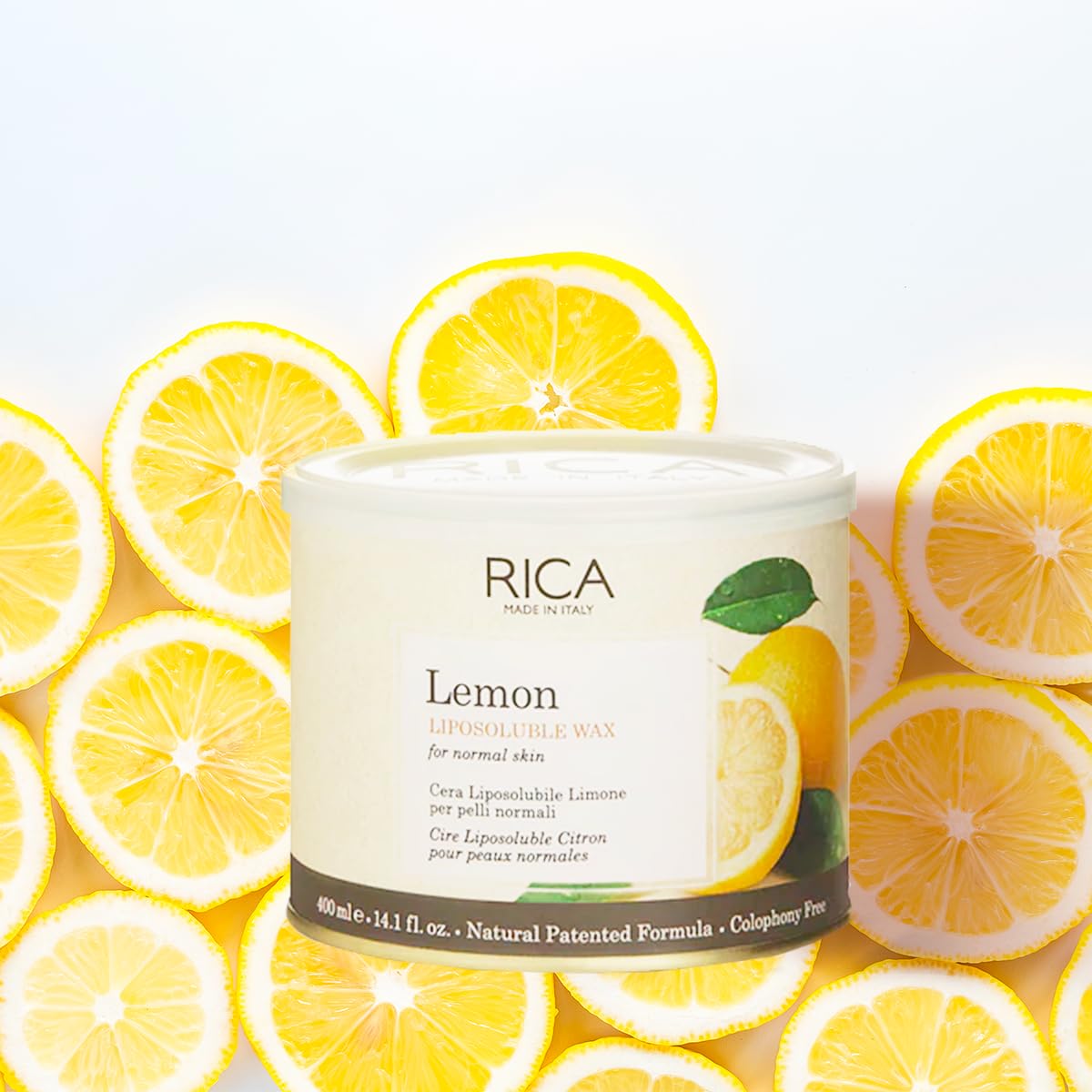 RICA Lemon Liposoluble Wax for Normal Skin (400ml)