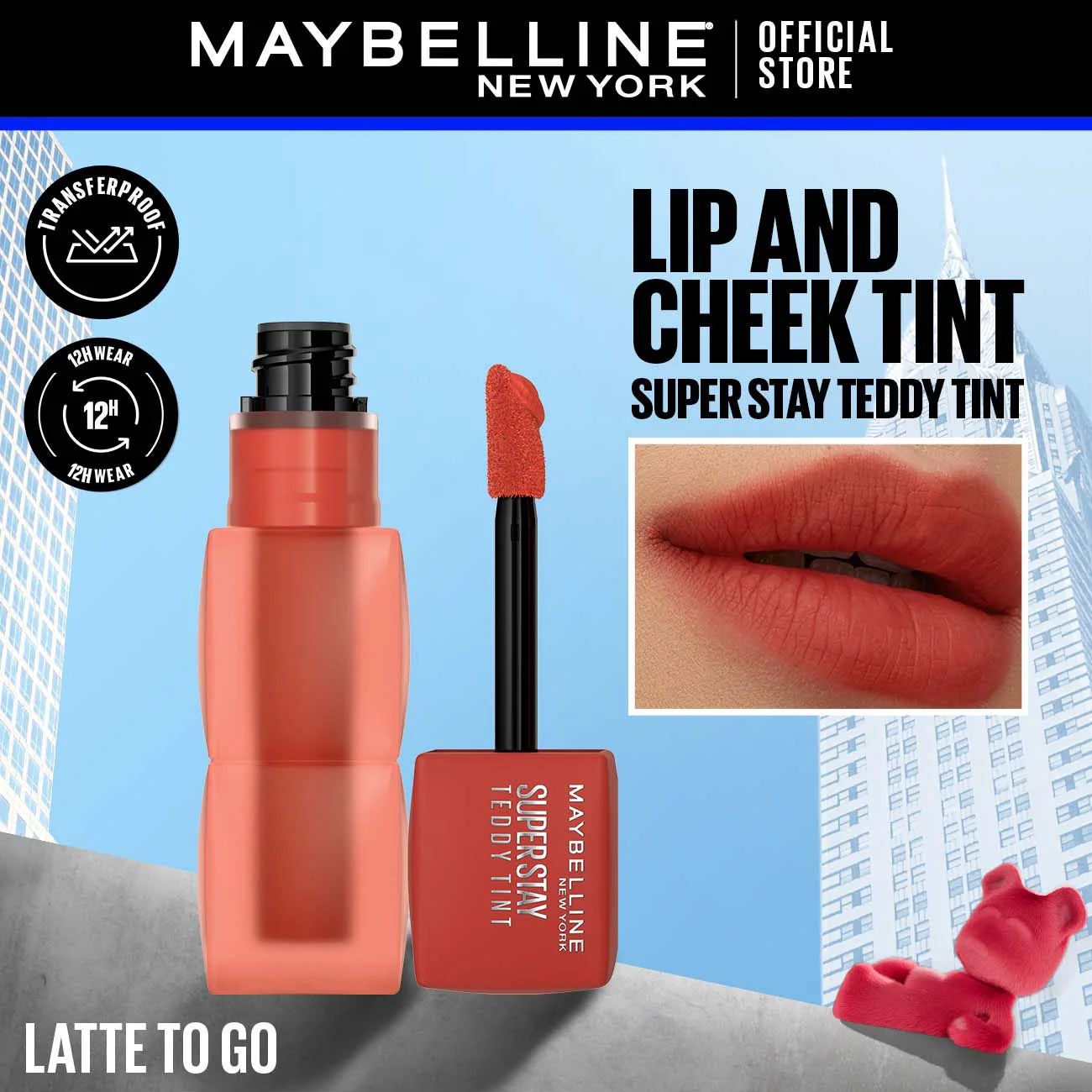 Maybelline New York SuperStay Teddy Tint (6 Shades)