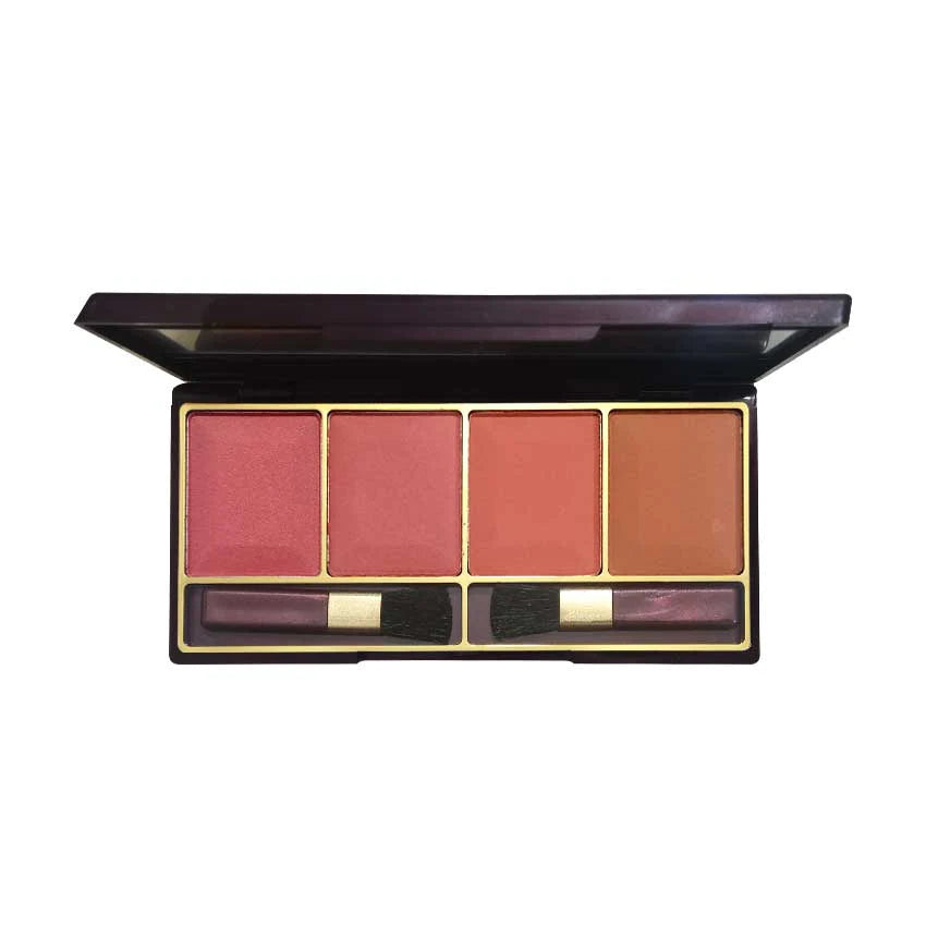 Glamorous Face 4 Color Blush On Palette (5 Shades