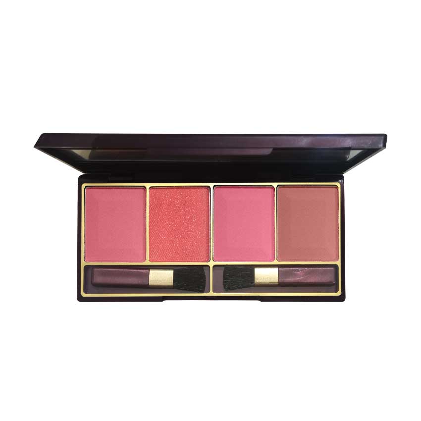 Glamorous Face 4 Color Blush On Palette (5 Shades