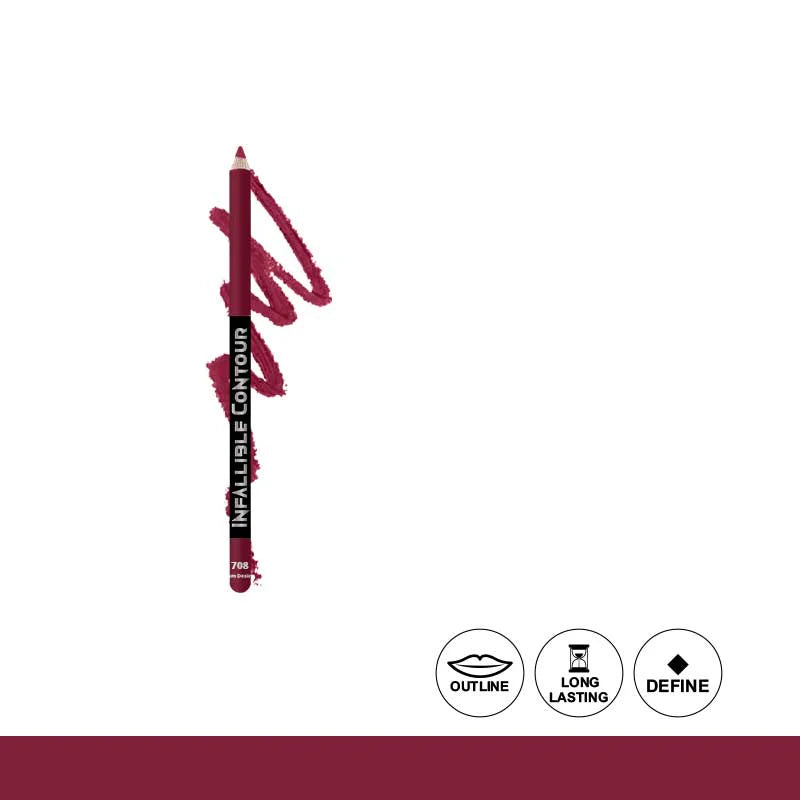 Glamorous Face Infallible Smooth Touch Matte Eye & Lip Contour Pencil (35 Colours)