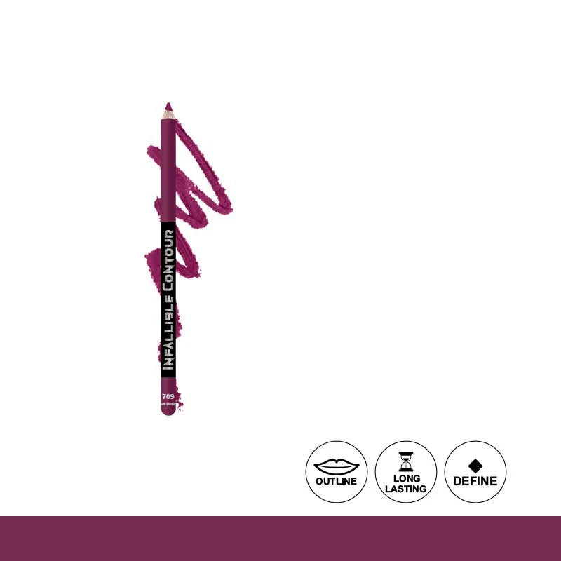 Glamorous Face Infallible Smooth Touch Matte Eye & Lip Contour Pencil (35 Colours)