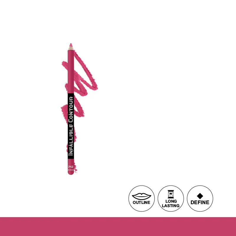 Glamorous Face Infallible Smooth Touch Matte Eye & Lip Contour Pencil (35 Colours)