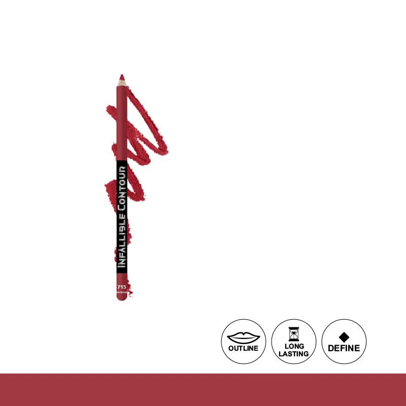 Glamorous Face Infallible Smooth Touch Matte Eye & Lip Contour Pencil (35 Colours)