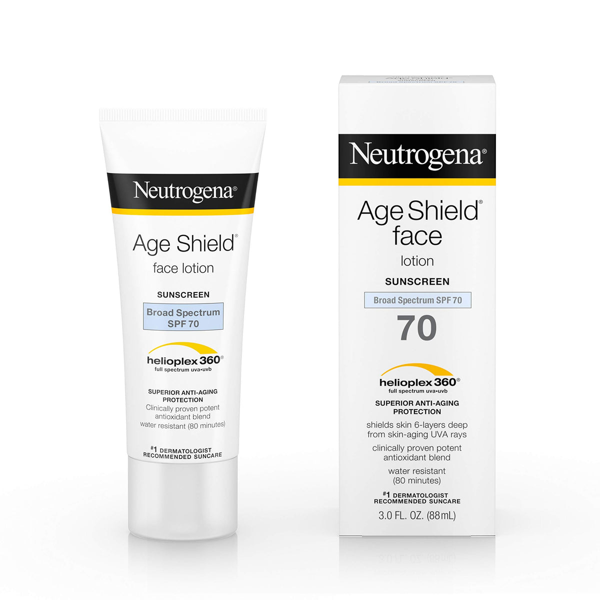 Neutrogena Age Shield Anti-Oxidant Face Lotion Sunscreen SPF 70