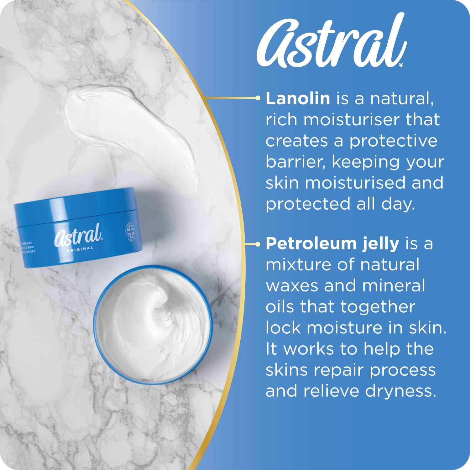 Astral Original All Over Moisturiser Cream (200ml)