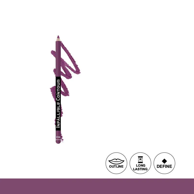 Glamorous Face Infallible Smooth Touch Matte Eye & Lip Contour Pencil (35 Colours)