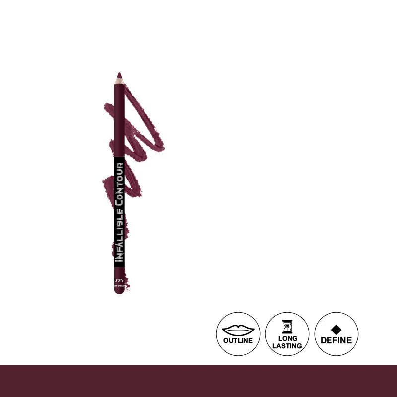Glamorous Face Infallible Smooth Touch Matte Eye & Lip Contour Pencil (35 Colours)