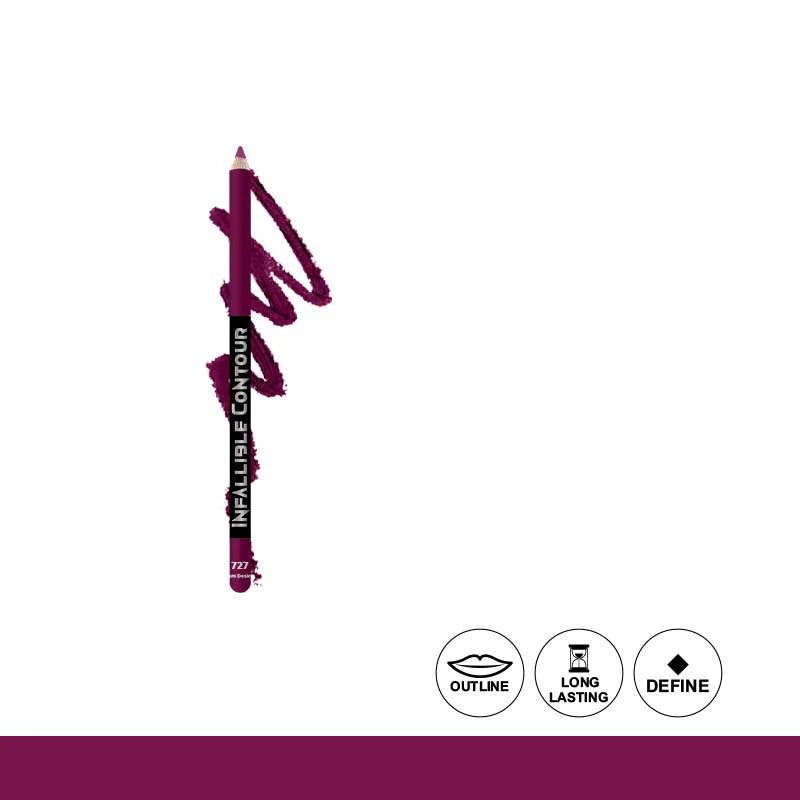 Glamorous Face Infallible Smooth Touch Matte Eye & Lip Contour Pencil (35 Colours)